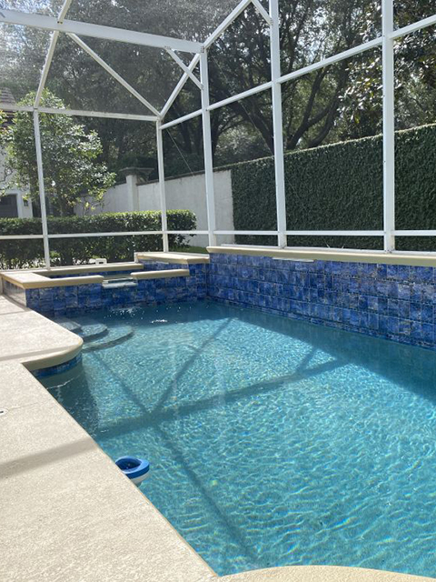 clients pool after pool resurfacing in Orlando