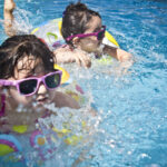 kids in pool