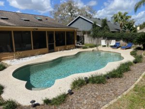 before starting pool renovations