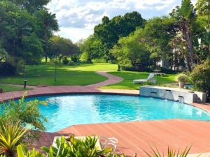 pool renovation on resort