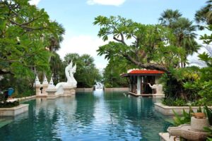 pool in the resort